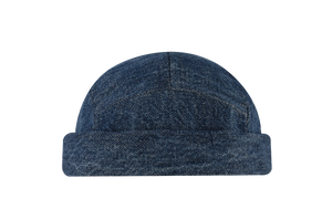 miki breton docker brimless hat upcycling made in France surcylcage denim jean 