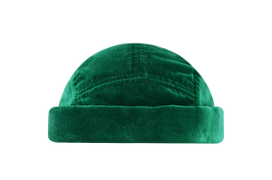 bonnet docker miki breton five panel vert made in france upcycling